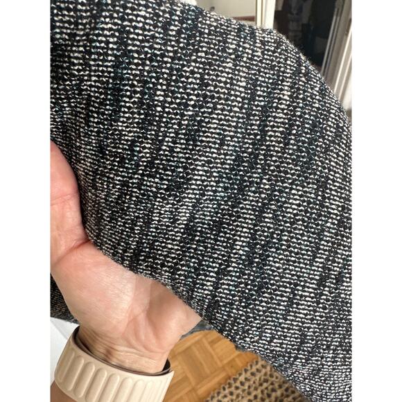 Anthropologie Ganni Pinnacle Knit Textured Blue Gray Dress, Size M, Like New - Picture 7 of 7